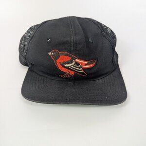 Vintage Baltimore Orioles MLB Official Licensee Snapback Grosscap Cap Hat 90s
